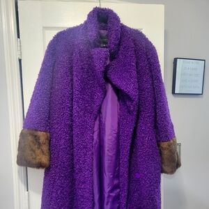 Purple coat from Eloquii